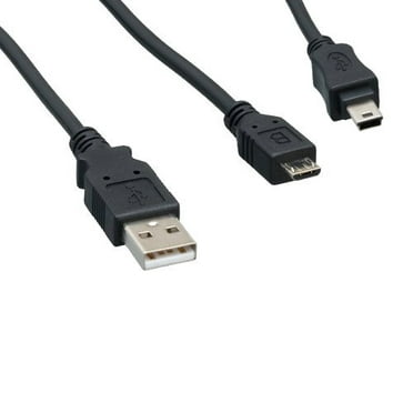 eCool4U Cable Tie Olympus Stylus MJU 400 Compatible USB Cable Mini-Mini USB Cable 10 ft Long Plus 
